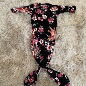 Gigi & Max Knotted Gown w/ Matching Bow